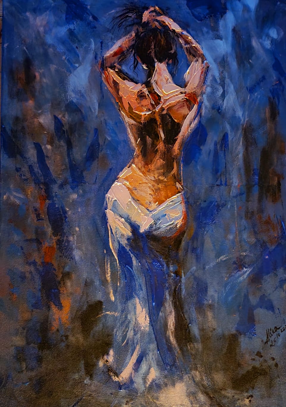 ArteDiAlina.com painting: Into the blue 2